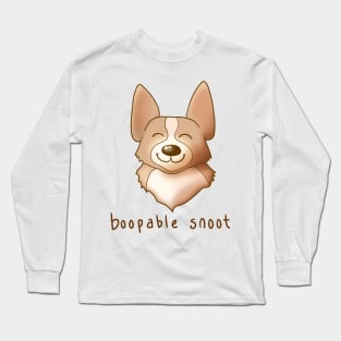 Boopable Snoot Long Sleeve T-Shirt